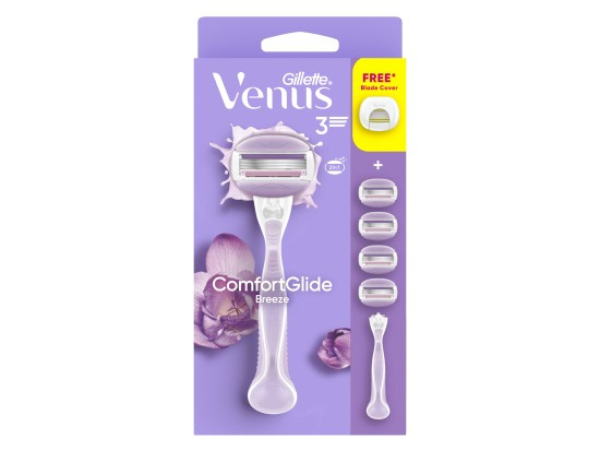 Gillette Venus ComfortGlide Breeze holicí strojek + náhradní břity 4 ks