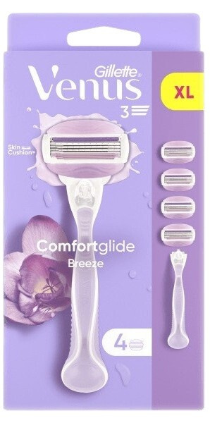 Gillette Venus ComfortGlide Breeze holicí strojek + náhradní břity 4 ks
