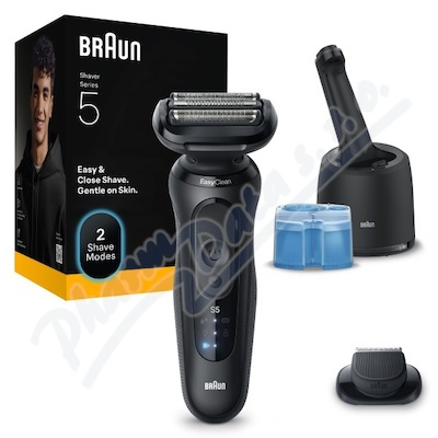 Braun Series 5 52-N7200cc elektrický holicí strojek s čisticí a nabíjecí stanicí SmartCare Black 1 ks