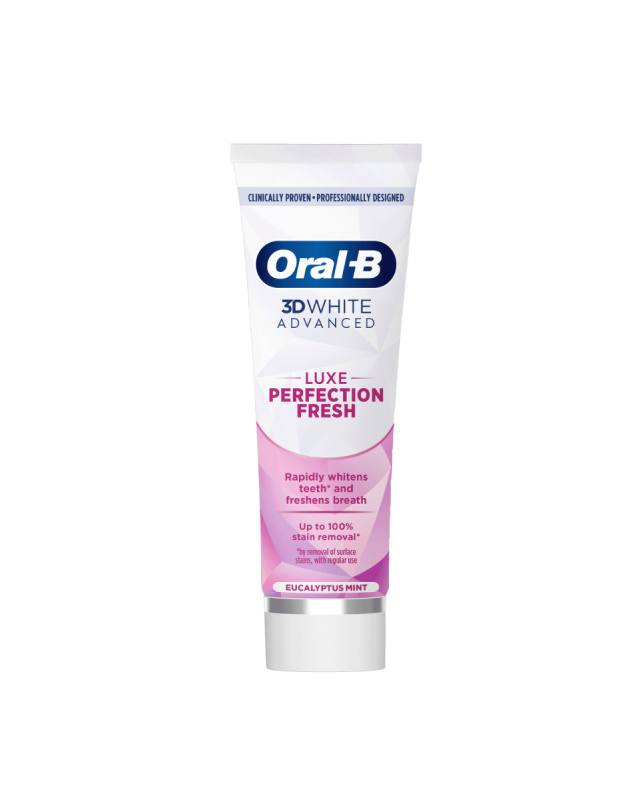 Oral B 3D White Luxe Perfection Fresh bělicí zubní pasta Eucalyptus Mint 75 ml