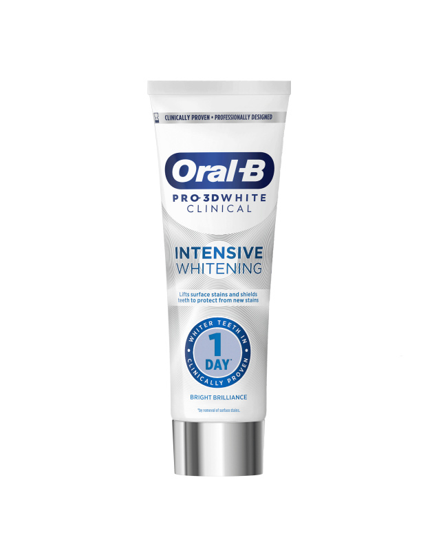Oral B Pro-3D White Intensive Whitening intenzivní bělicí zubní pasta Bright Brilliance 75 ml