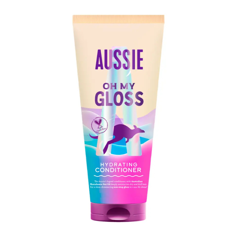 Aussie Oh My Gloss Hydrating Conditioner rozjasňující a hydratační kondicionér 200 ml