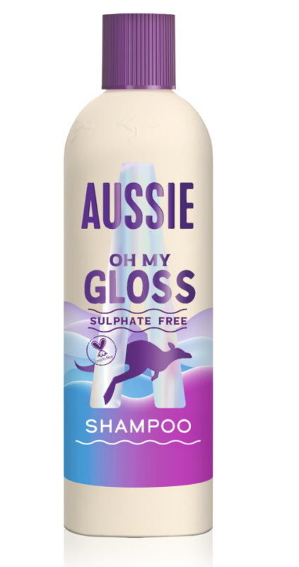 Aussie Oh My Gloss Shampoo šampon pro lesk a hebkost vlasů 300 ml