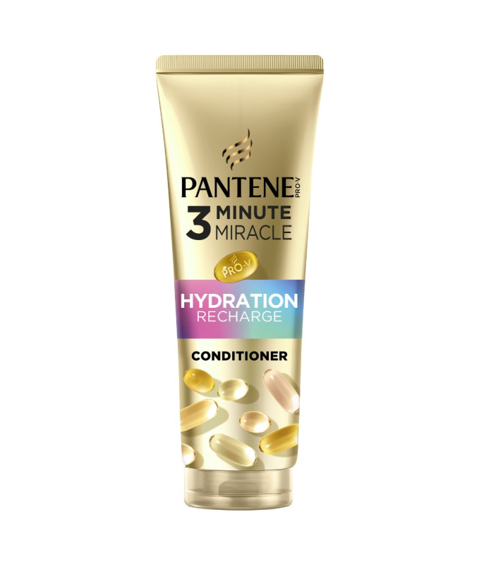 Pantene 3 Minute Miracle Hydration Recharge intenzivní kondicionér pro velmi suché vlasy 220 ml