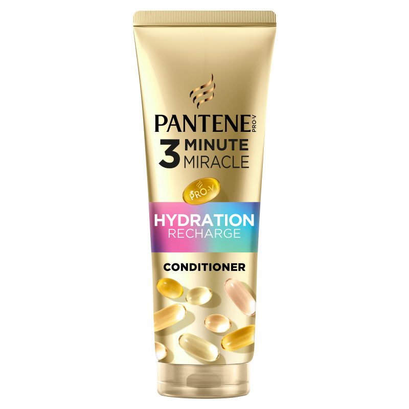 Pantene 3 Minute Miracle Hydration Recharge intenzivní kondicionér pro velmi suché vlasy 220 ml