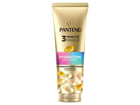 Pantene 3 Minute Miracle Hydration Recharge intenzivní kondicionér pro velmi suché vlasy 220 ml
