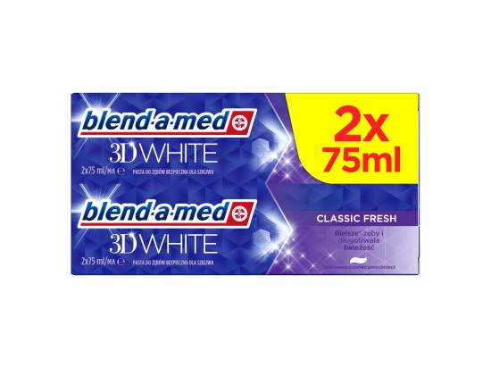 Blend-a-med 3D White Classic Fresh Zubní pasta 150 ml