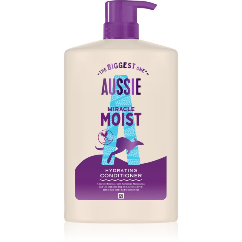Aussie Miracle Moist hydratační kondicionér pro suché a poškozené vlasy 1000 ml