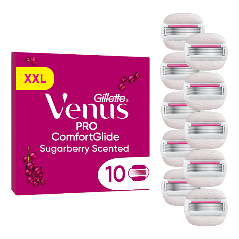 Gillette Venus PRO ComfortGlide Sugarberry náhradní břity 10 ks