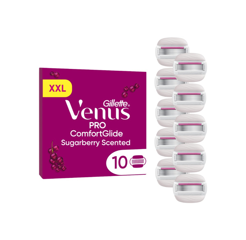 Gillette Venus PRO ComfortGlide Sugarberry náhradní břity 10 ks