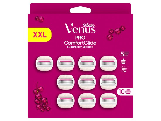 Gillette Venus PRO ComfortGlide Sugarberry náhradní břity 10 ks