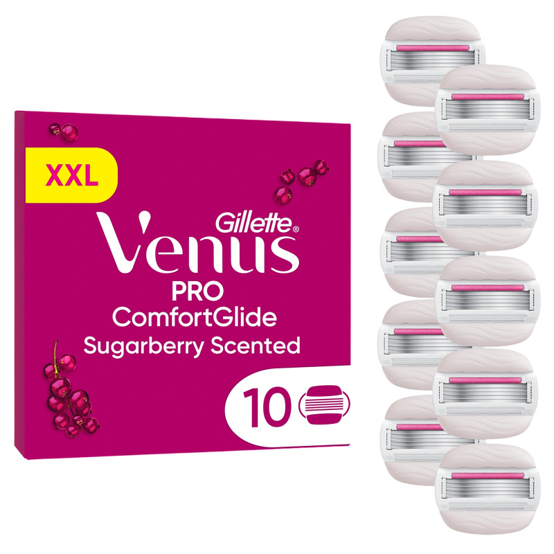 Gillette Venus PRO ComfortGlide Sugarberry náhradní břity 10 ks