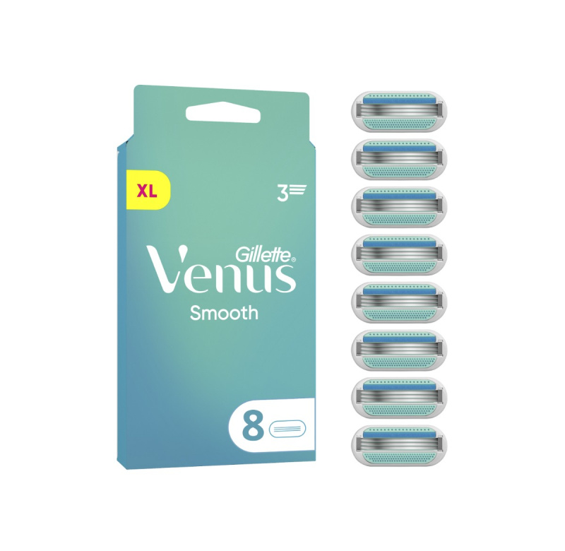 Gillette Venus Dámské holicí hlavice Smooth 8 ks