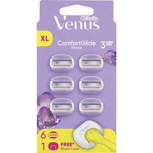 Gillette Venus ComfortGlide Breeze náhradní břity + ochranný kryt 6 ks