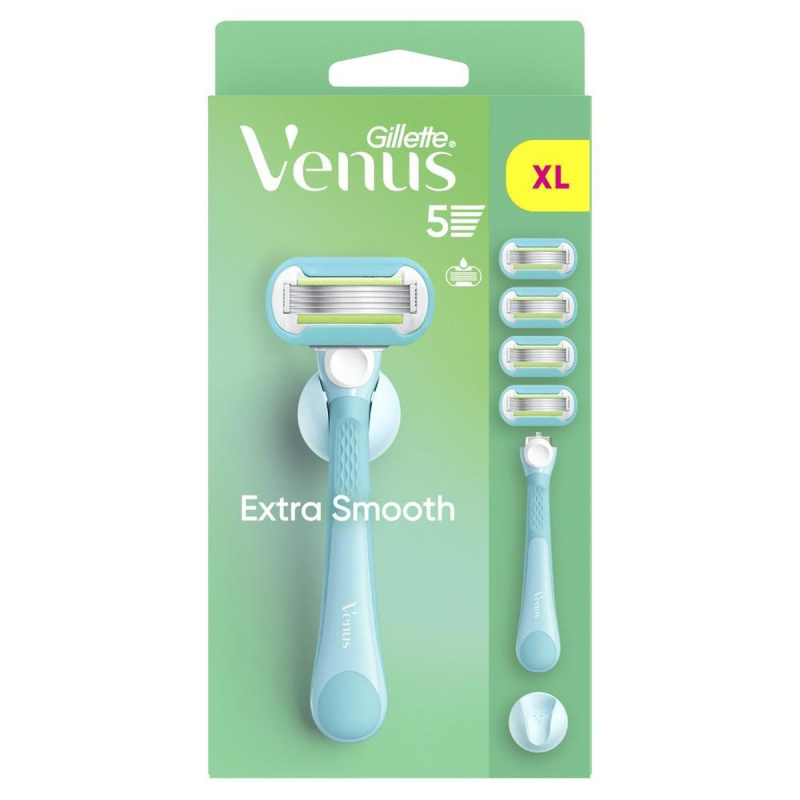 Gillette Venus Extra Smooth dámský holicí strojek s držákem do sprchy + náhradní břity 6 ks