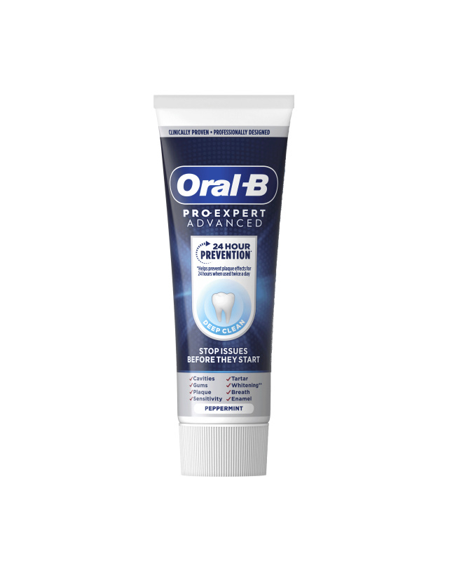 Oral B Pro-Expert Advanced Deep Clean zubní pasta pro důkladné vyčištění zubů Peppermint 75 ml