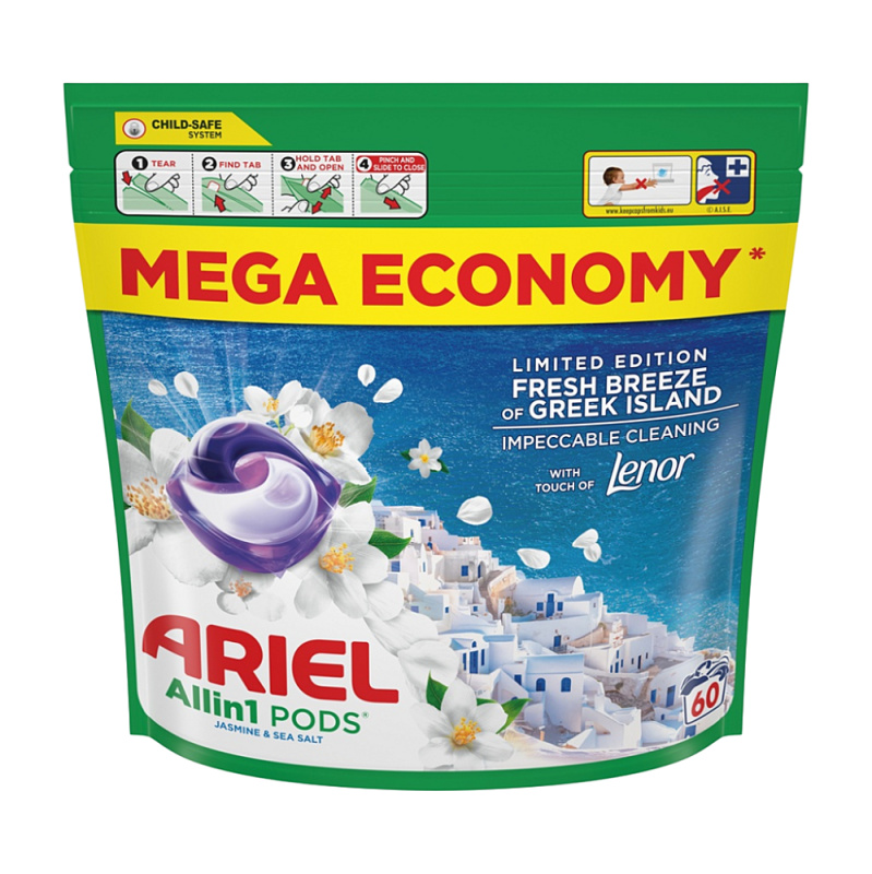 Ariel All-in-1 Fresh Breeze Of Greek Island kapsle na praní