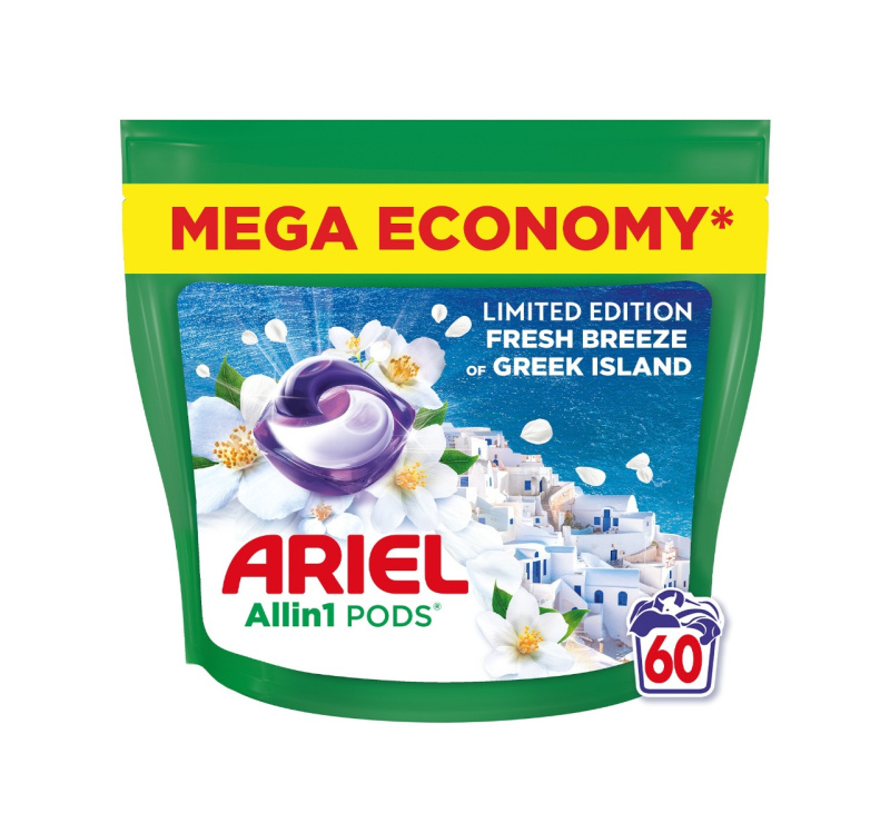 Ariel All-in-1 Fresh Breeze Of Greek Island kapsle na praní