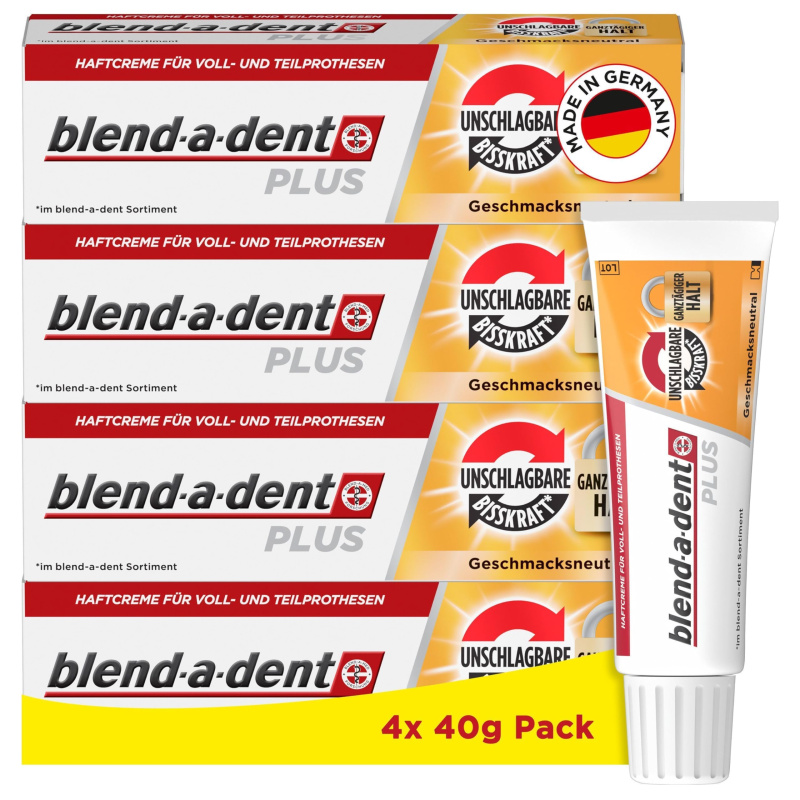 Blend-a-Dent fixační krém Plus 4x40g