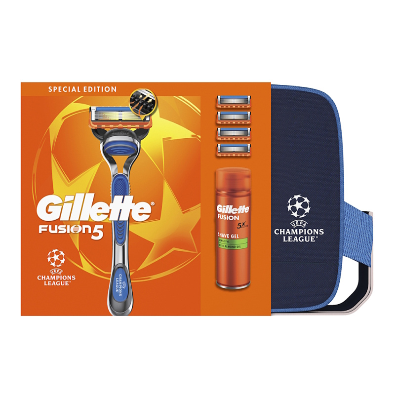 Gillette Fusion5 Champions League Special Edition dárková sada pro muže