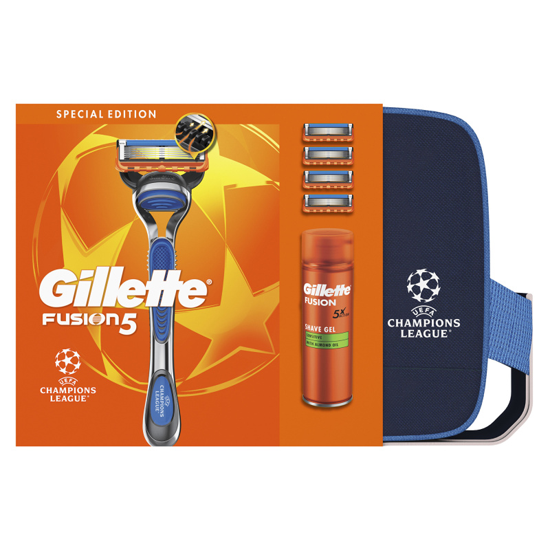 Gillette Fusion5 Champions League Special Edition dárková sada pro muže