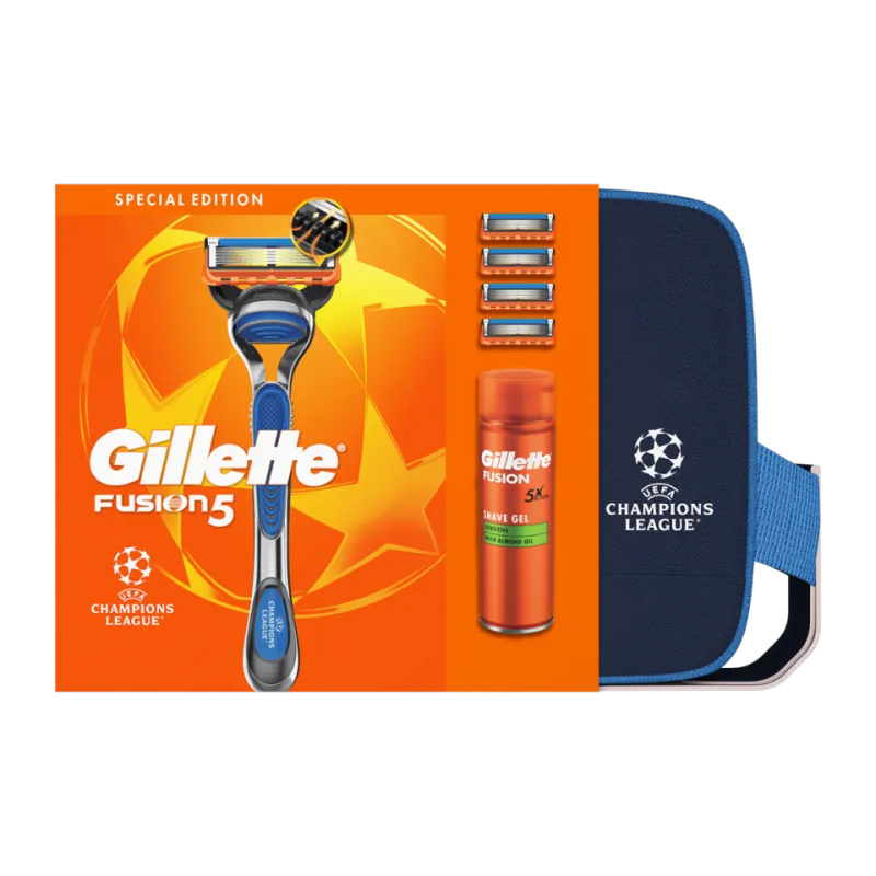 Gillette Fusion5 Champions League Special Edition dárková sada pro muže