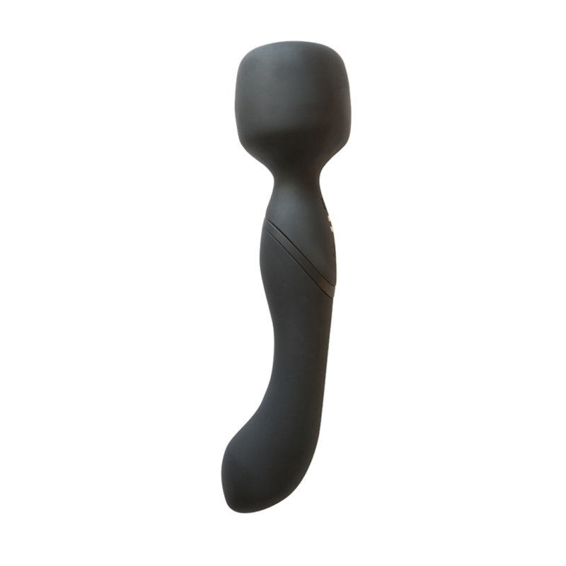 Lola Games Heating Wand oboustranná masážní hlavice s ohřevem | Černá