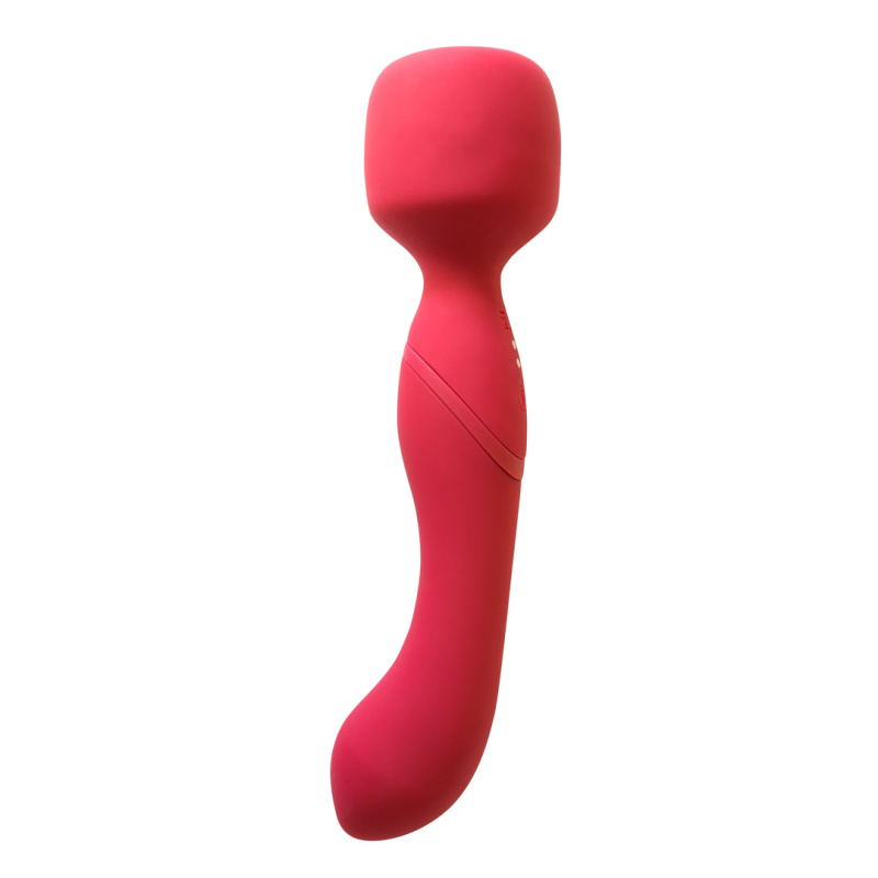 Lola Games Heating Wand oboustranná masážní hlavice s ohřevem | Červená