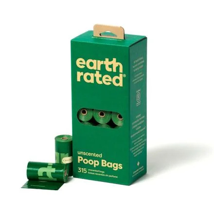 EARTH RATED Sáčky na psí exkrementy bez vůně 21 rolí