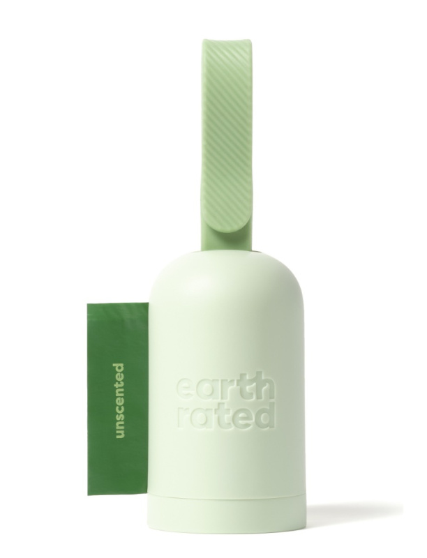 EARTH RATED Zásobník na sáčky na psí exkrementy s 15 sáčky bez vůně