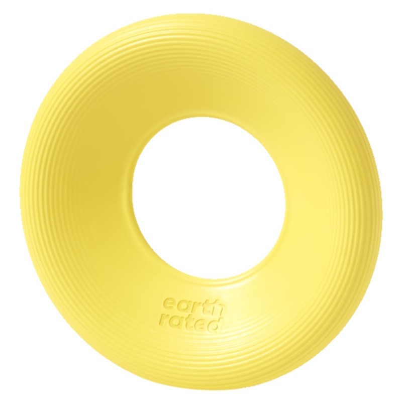 EARTH RATED Hračka pro psy aportovací disk žluttý, Velikost: L