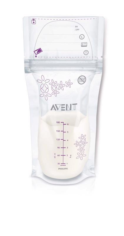 AVENT Sáčky na mateřské mléko 180 ml 25 ks