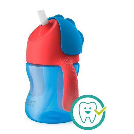 AVENT Hrneček s ohebným brčkem 200 ml Bendy chlapec
