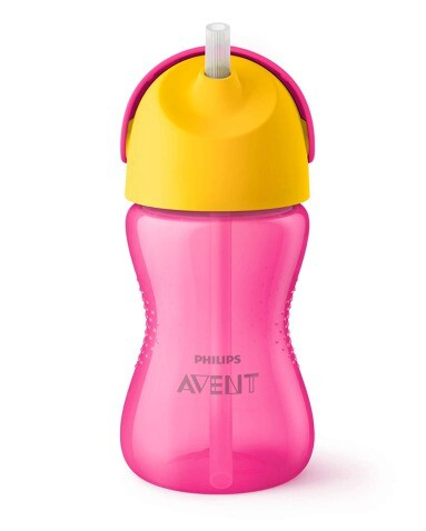 AVENT Hrneček s ohebným brčkem 300 ml Bendy dívka