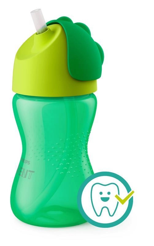 AVENT Hrneček s ohebným brčkem 300 ml Bendy dívka