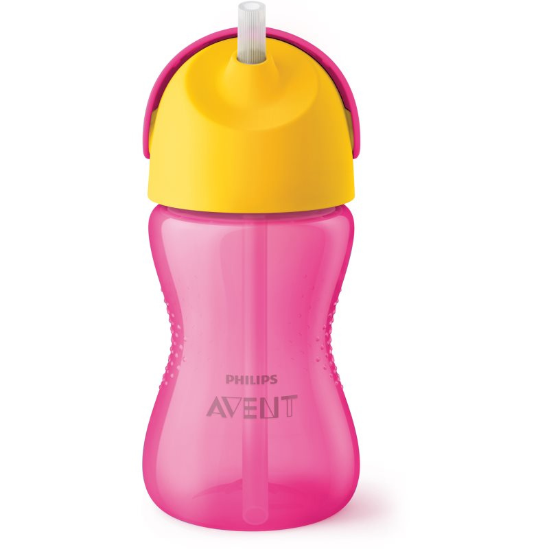 AVENT Hrneček s ohebným brčkem 300 ml Bendy dívka