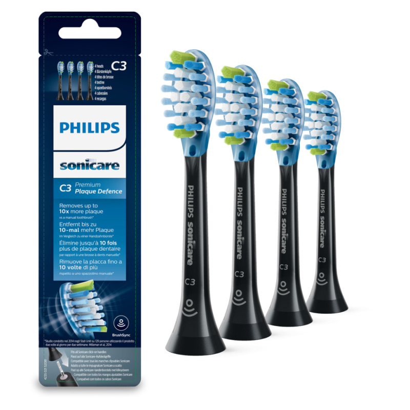 Philips Sonicare Premium Plaque Defence Standard HX9044/33 náhradní hlavice pro zubní kartáček 4 ks