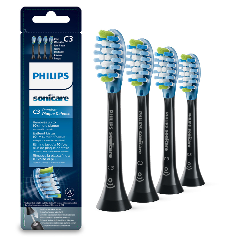 Philips Sonicare Premium Plaque Defence Standard HX9044/33 náhradní hlavice pro zubní kartáček 4 ks