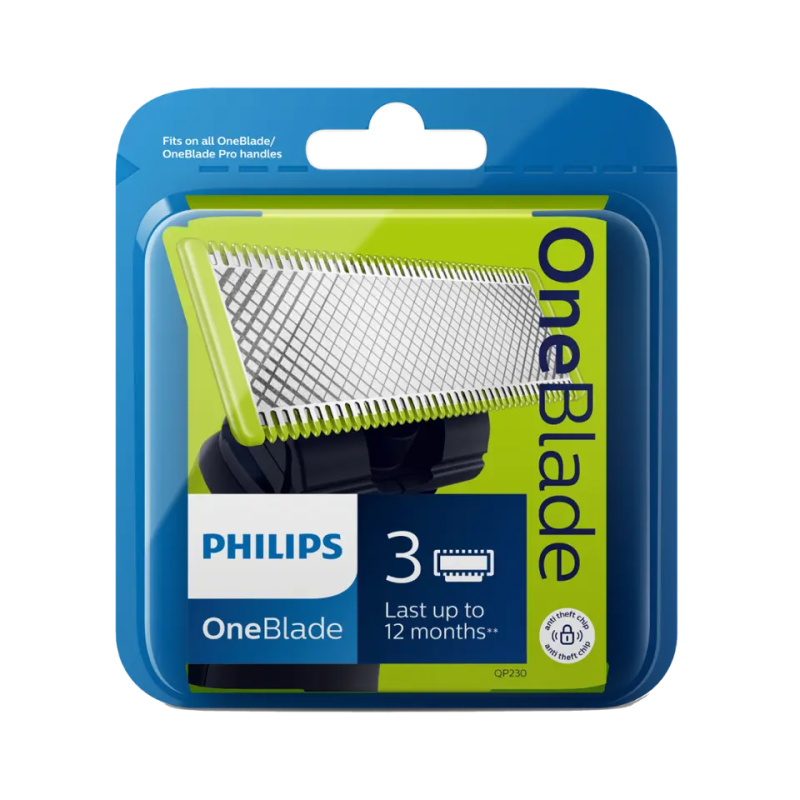 Philips OneBlade QP230/50 břity na tvář 3ks