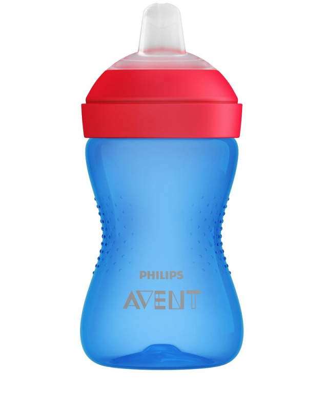 AVENT Hrneček Grippy s jemnou hubičkou 300 ml chlapec