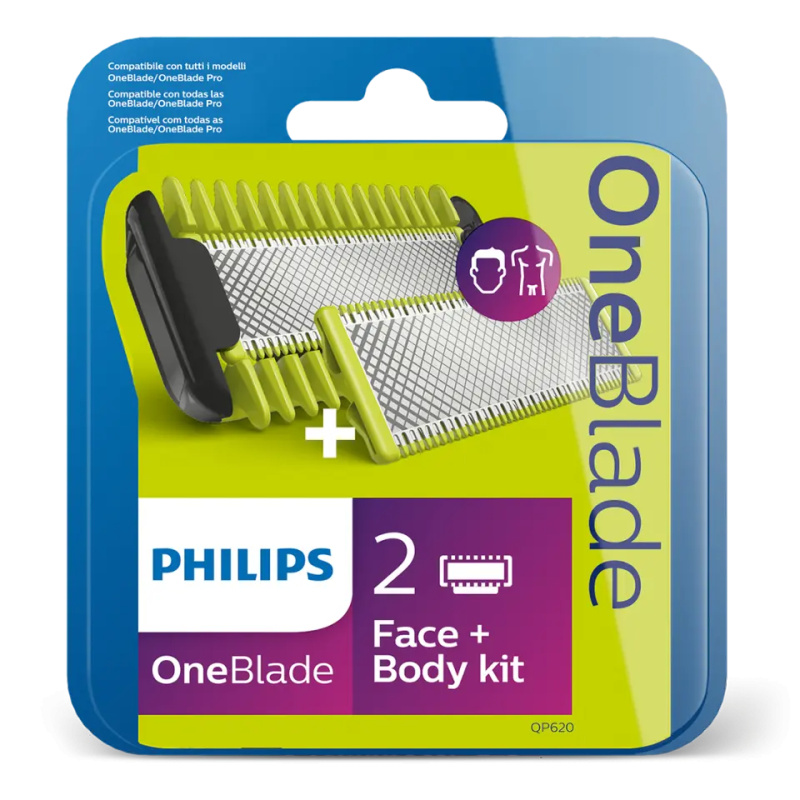 Philips OneBlade QP620 břity na tvář a tělo