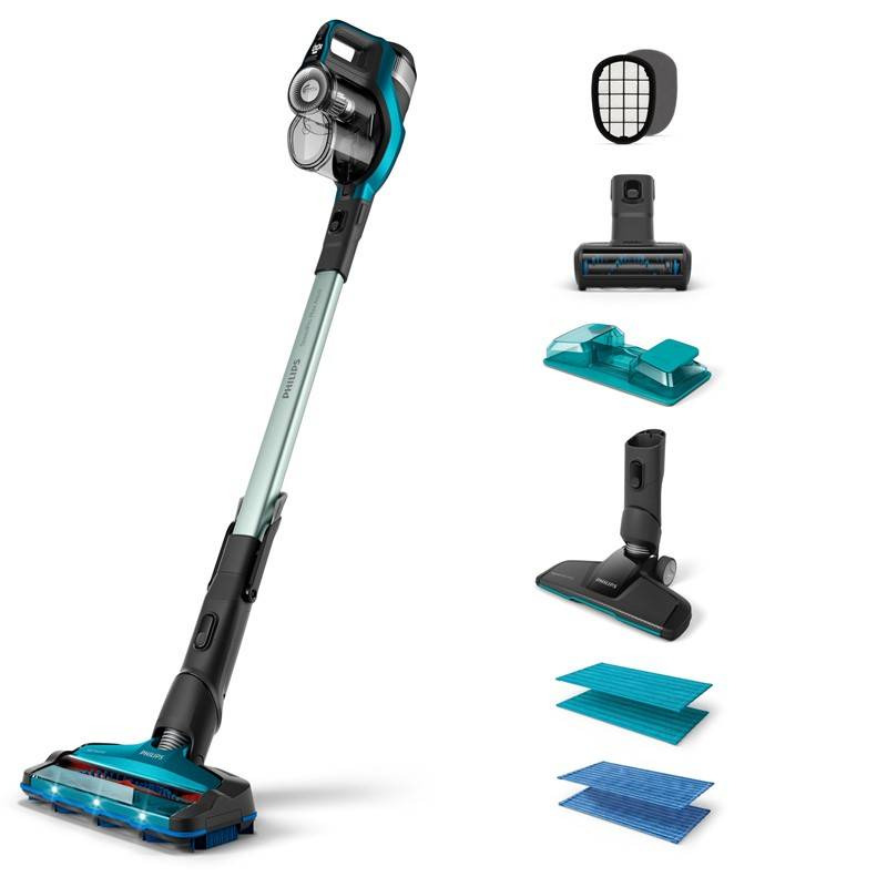 Tyčový vysavač Philips FC6904/01 SpeedPro Max Aqua - modrá / 3v1 Varianta: ivi3