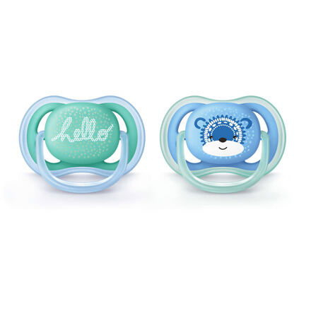 AVENT Šidítko Ultra air Obrázek 6-18 m. chlapec, 2 ks
