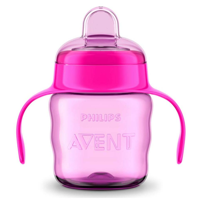 AVENT Hrneček pro první doušky Classic 200 ml s držadly dívka