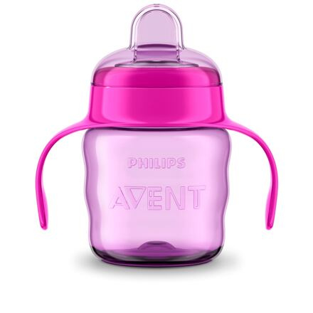 AVENT Hrneček pro první doušky Classic 200 ml s držadly dívka