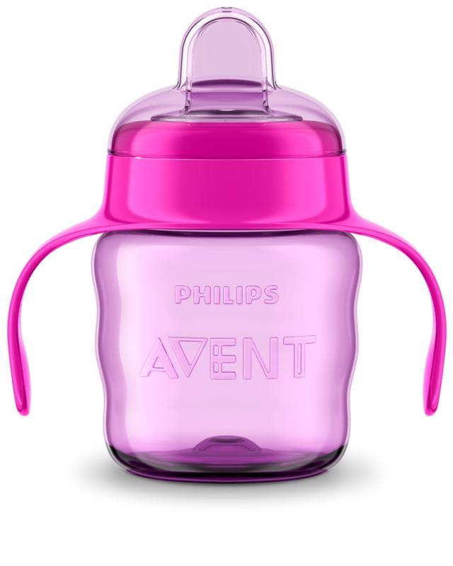AVENT Hrneček pro první doušky Classic 200 ml s držadly dívka