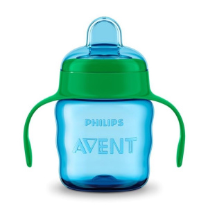 AVENT Hrneček pro první doušky Classic 200 ml s držadly chlapec