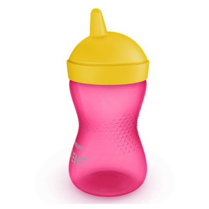 AVENT Hrneček Grippy s tvrdou hubičkou 300 ml dívka