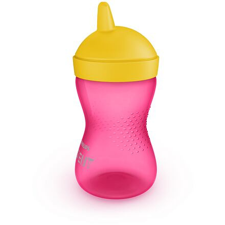 AVENT Hrneček Grippy s tvrdou hubičkou 300 ml dívka