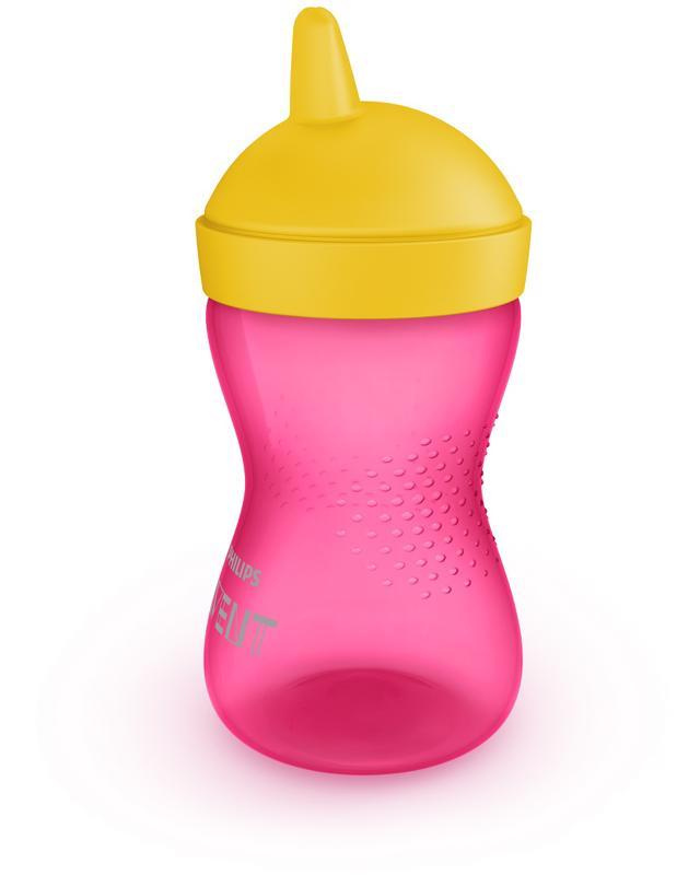 AVENT Hrneček Grippy s tvrdou hubičkou 300 ml dívka